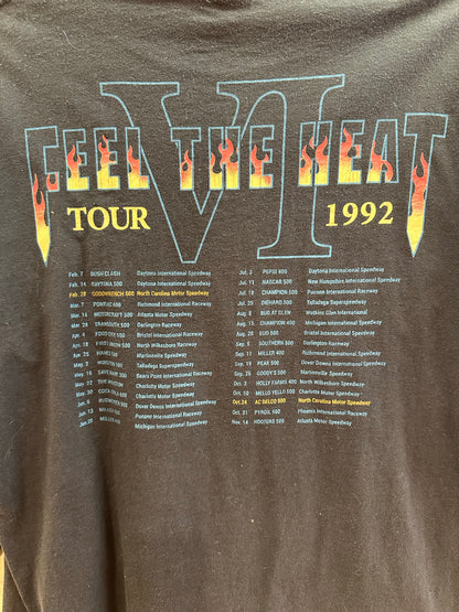 XL - Vintage 1992 Feel The Heat NASCAR No Mercy Tour T-Shirt