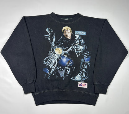 M - Vintage Johnny Hallyday Graphic Sweatshirt