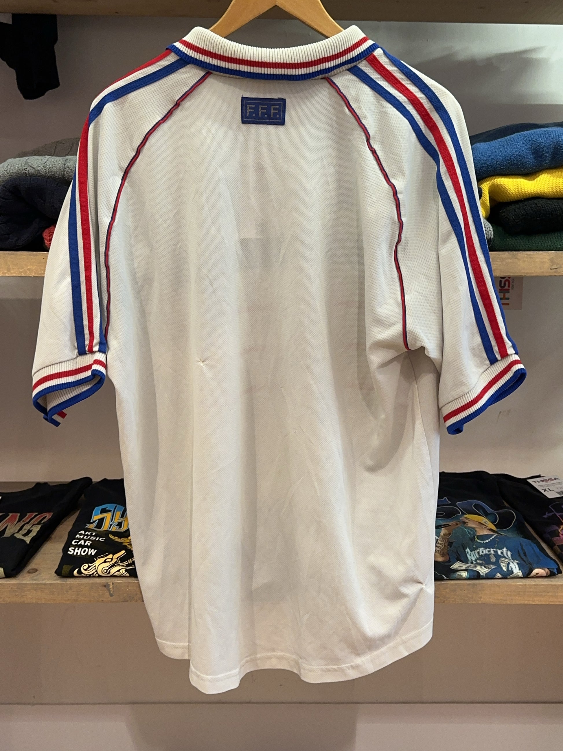 1998-2000 France Adidas Away Football Shirt - XL