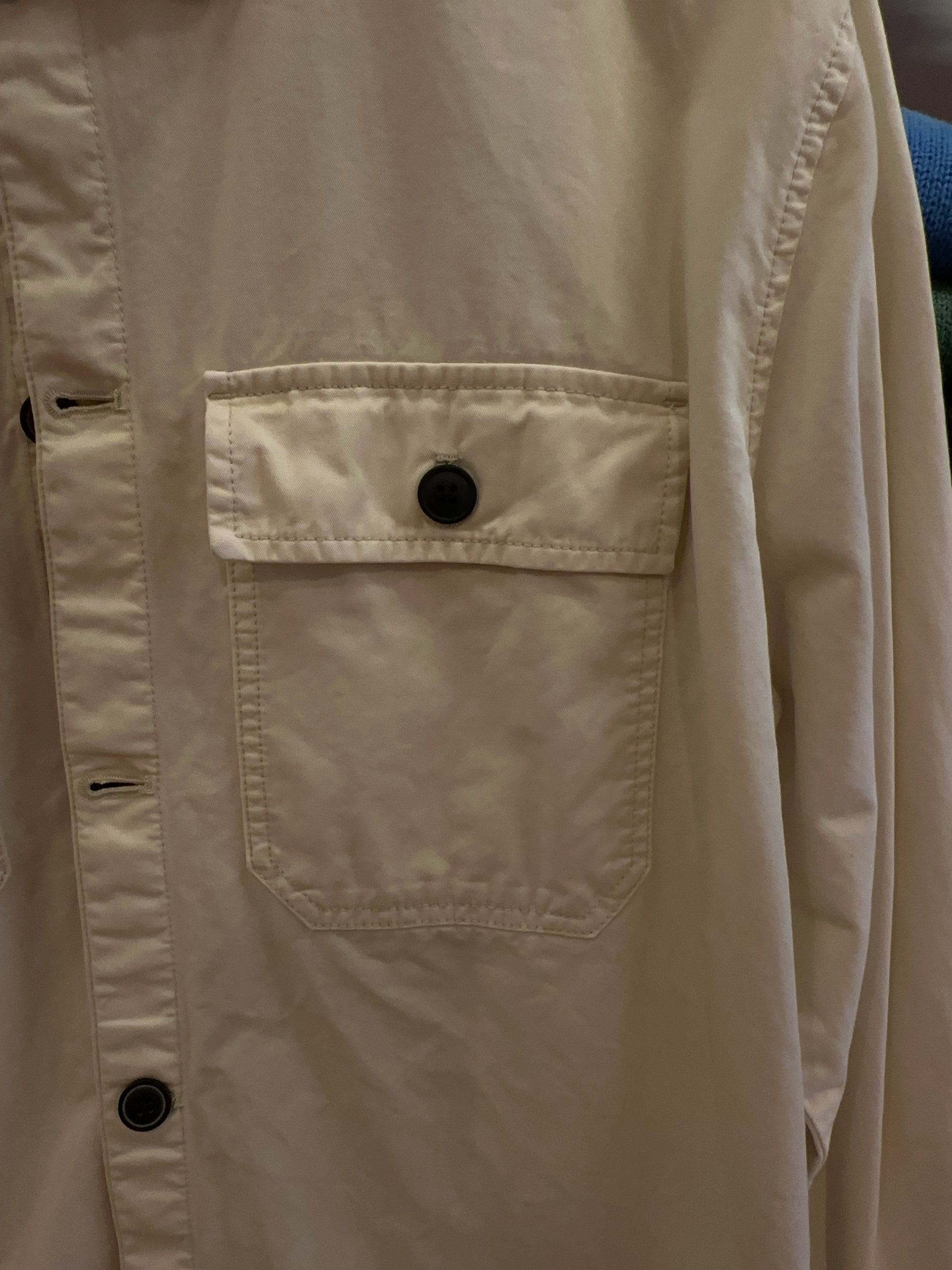 XXL - Barbour International Beige Button-Up Overshirt Jacket