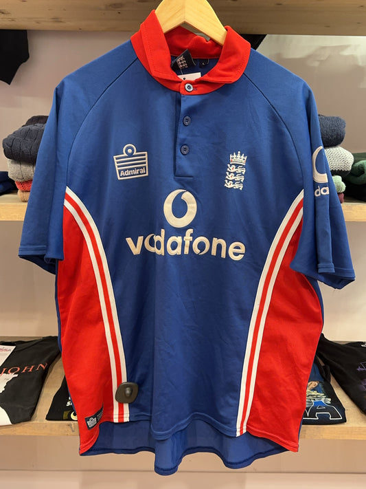 2000 - 2002 England National Cricket Team Admiral Away Football Shirt - L