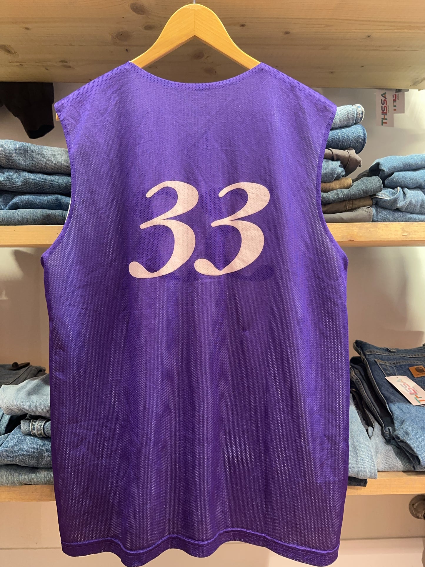 XL - YMCA Junior Lakers Purple Basketball Jersey #33