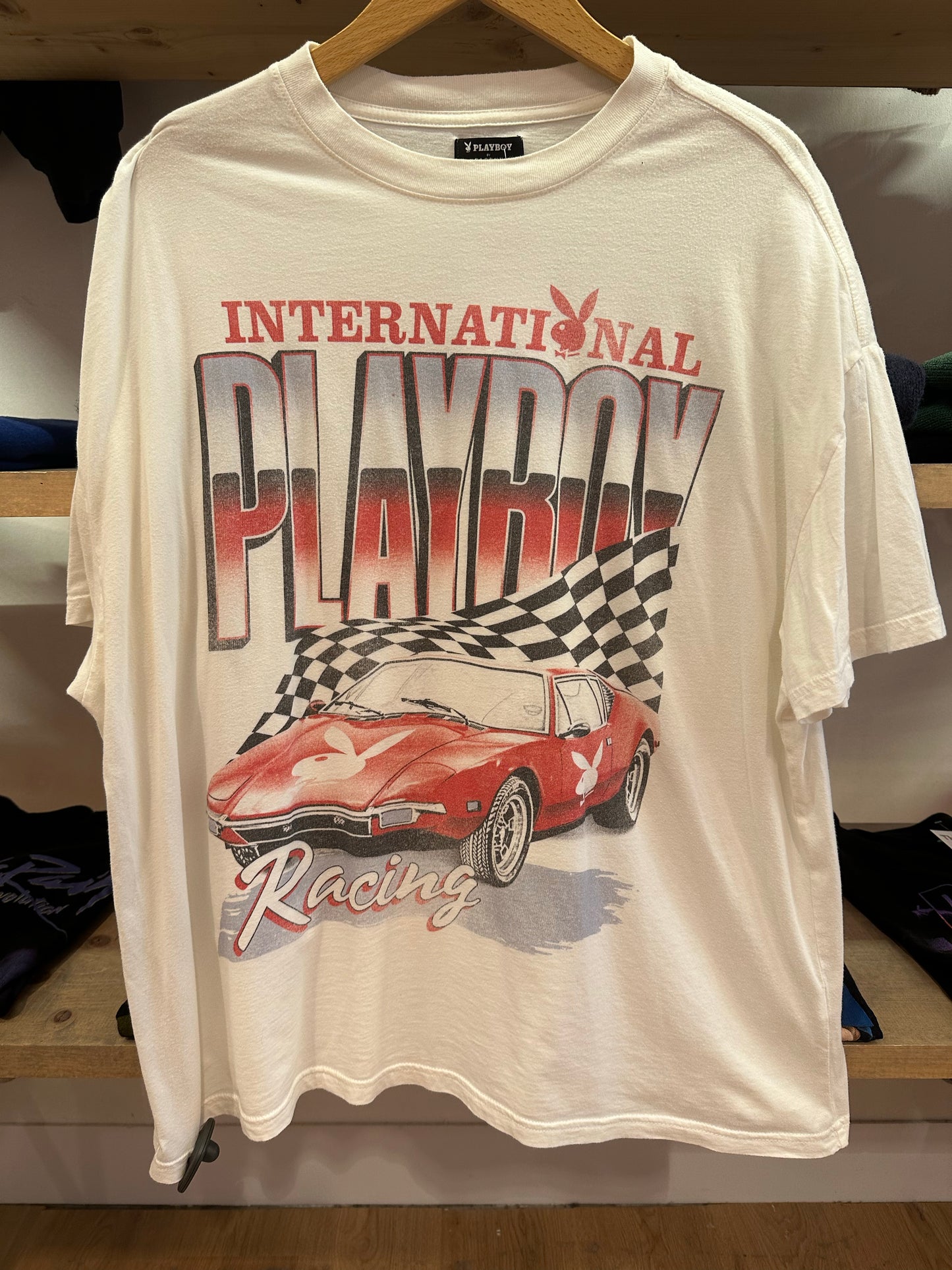 L - Playboy by PacSun International Playboy Racing Graphic Tee
