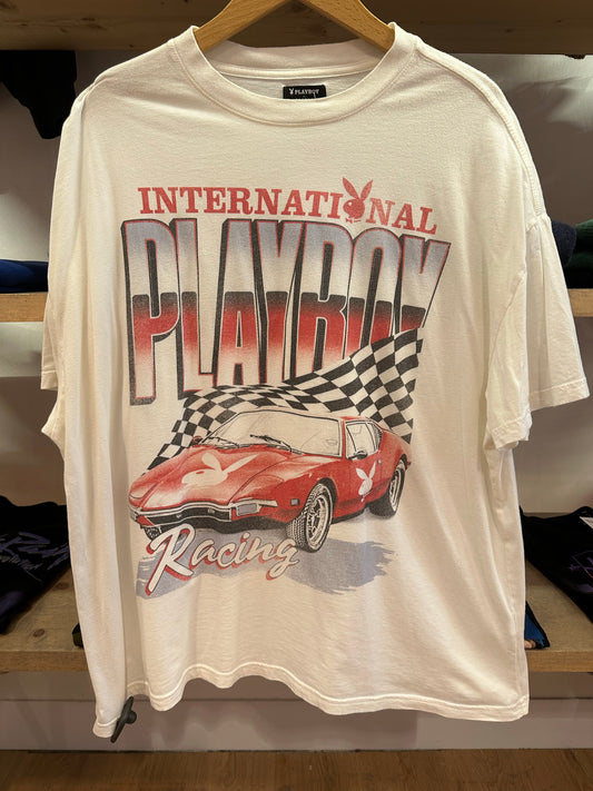 L - Playboy by PacSun International Playboy Racing Graphic Tee