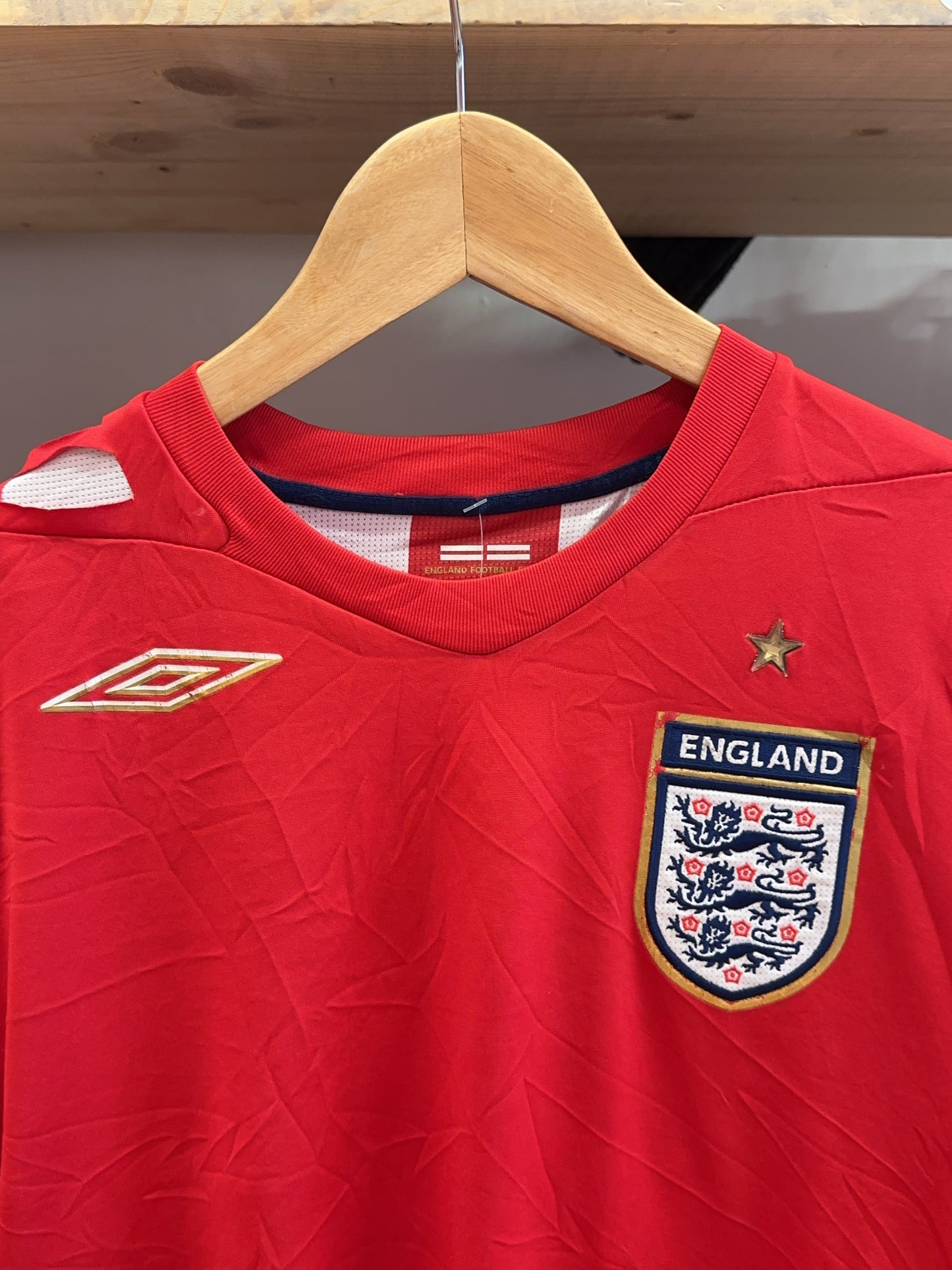 2006 - 2008 England National Football Team Umbro Away Football Shirt - M