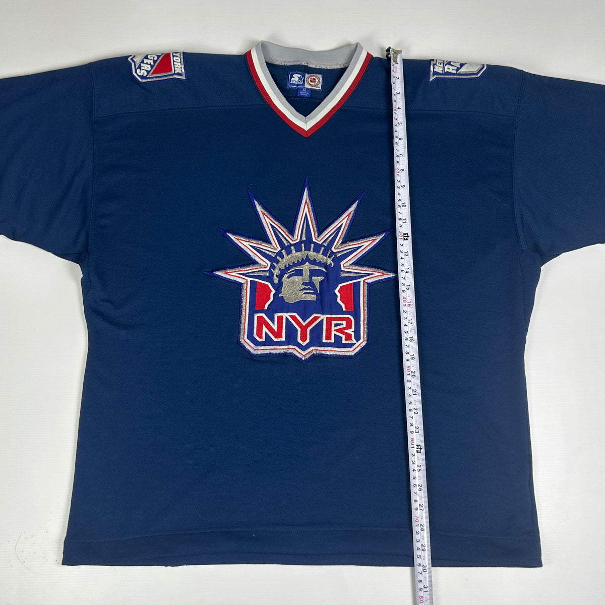 XL - 1990's Starter New York Rangers Lady Liberty NHL Jersey
