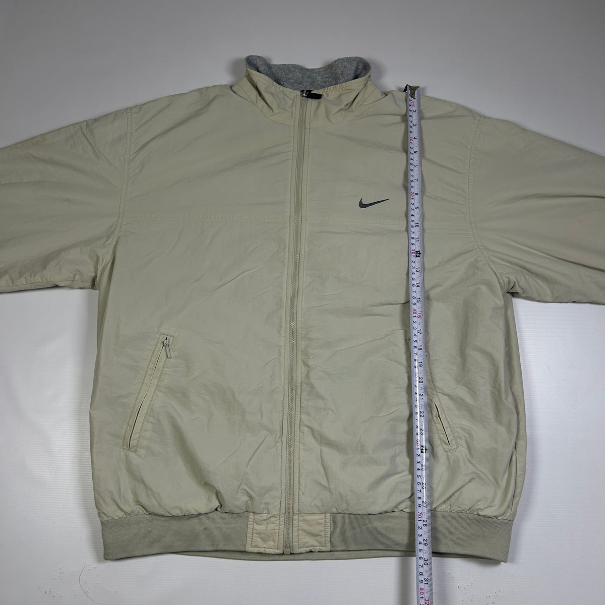 XXL - Vintage 1990's Nike Embroidered Vintage Fleece Lined Jacket