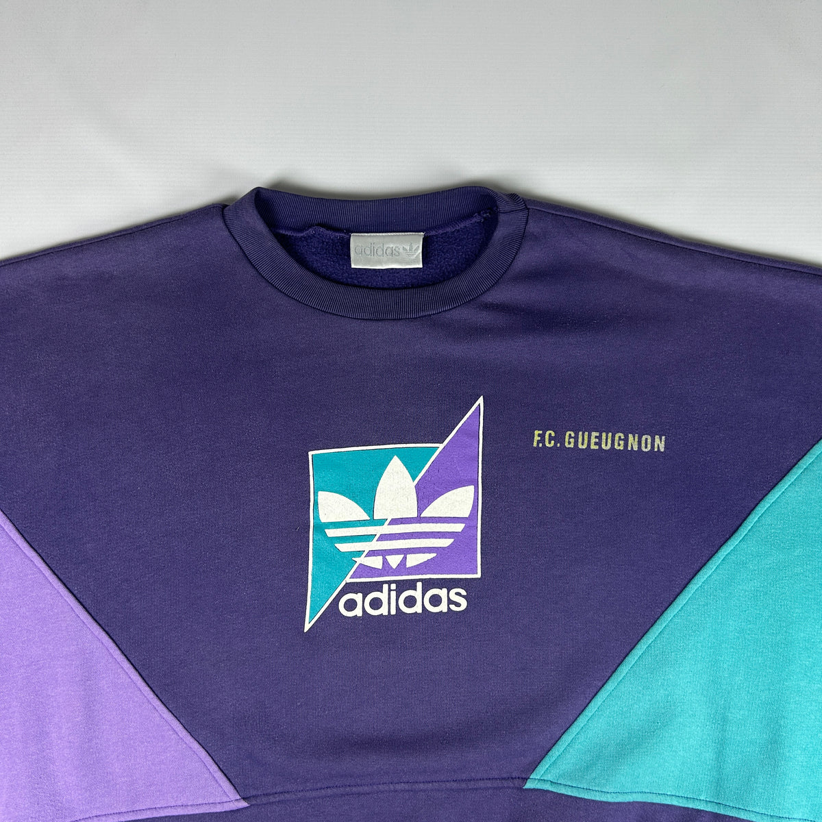 XL - 1990's Adidas FC Gueugnon Vintage Crewneck Sweatshirt