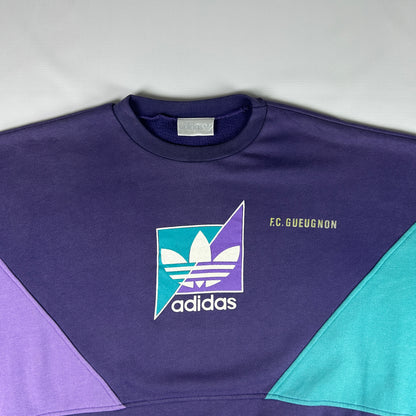 XL - 1990's Adidas FC Gueugnon Vintage Crewneck Sweatshirt