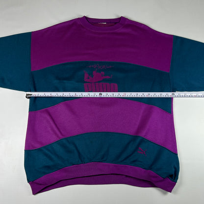 L - Vintage 1990's Puma Go For It Sweatshirt