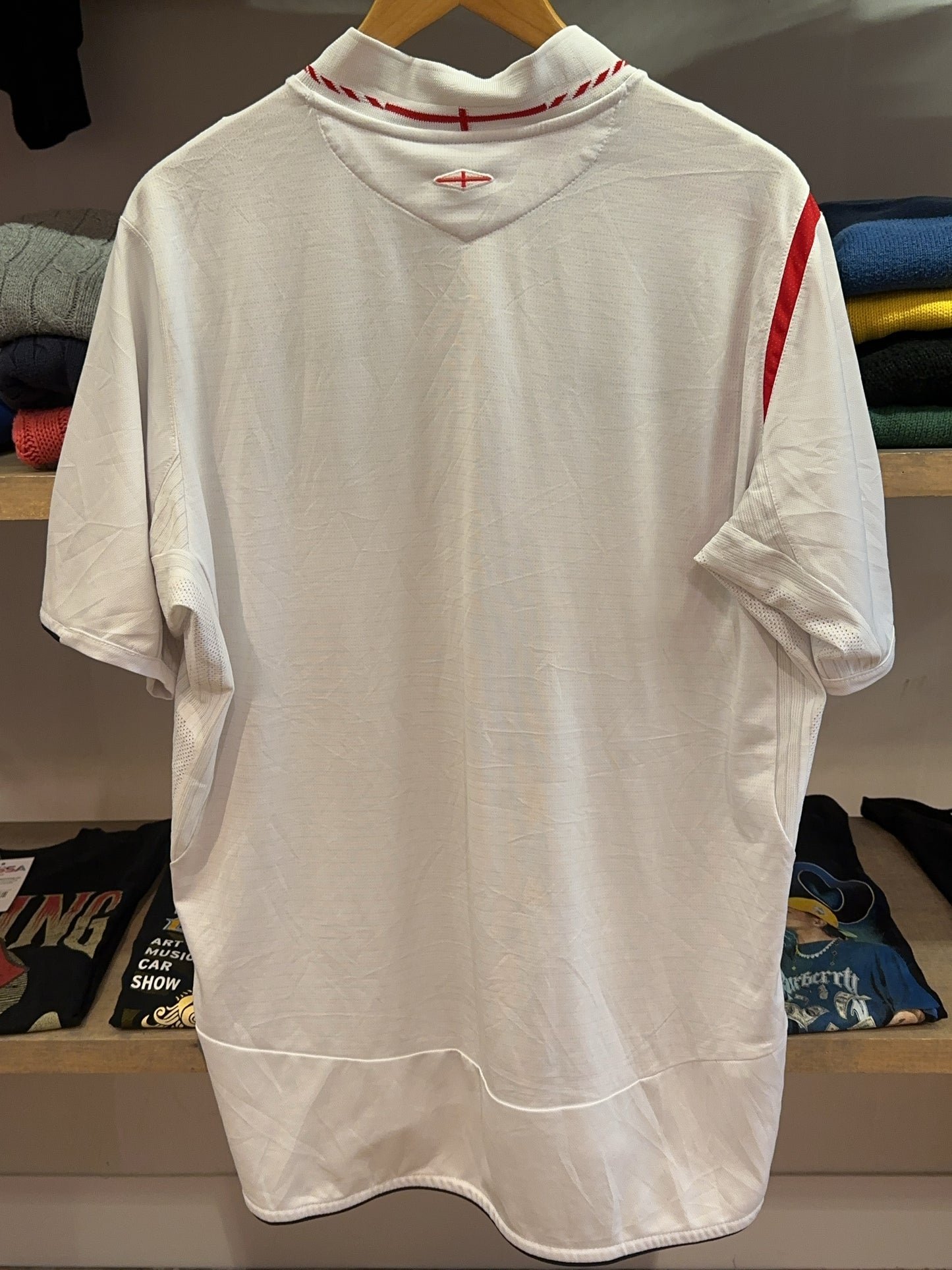 2005-2007 England Umbro Home Football Shirt - XXL