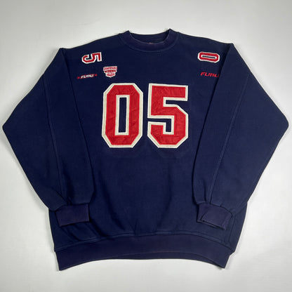 XL - 2000's FUBU Navy Graphic Sweatshirt