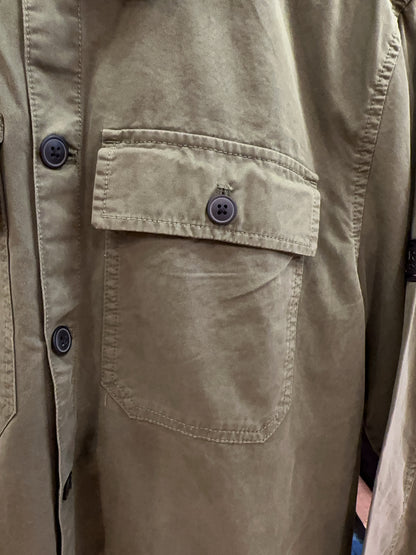 M - Barbour International Olive Overshirt Jacket