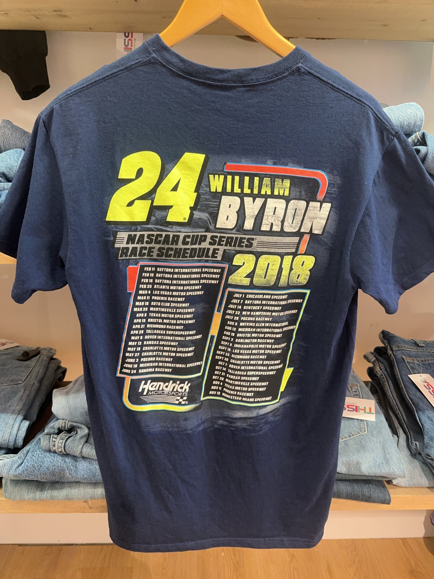M - William Byron #24 Hendrick Motorsports Nascar T-Shirt