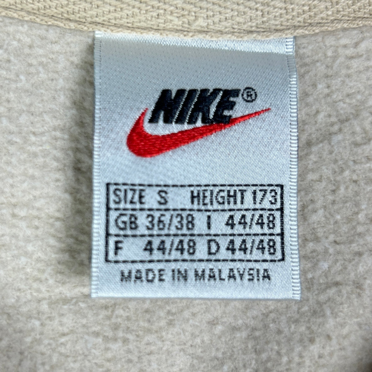 S - Vintage 1990's Nike Quarterzip