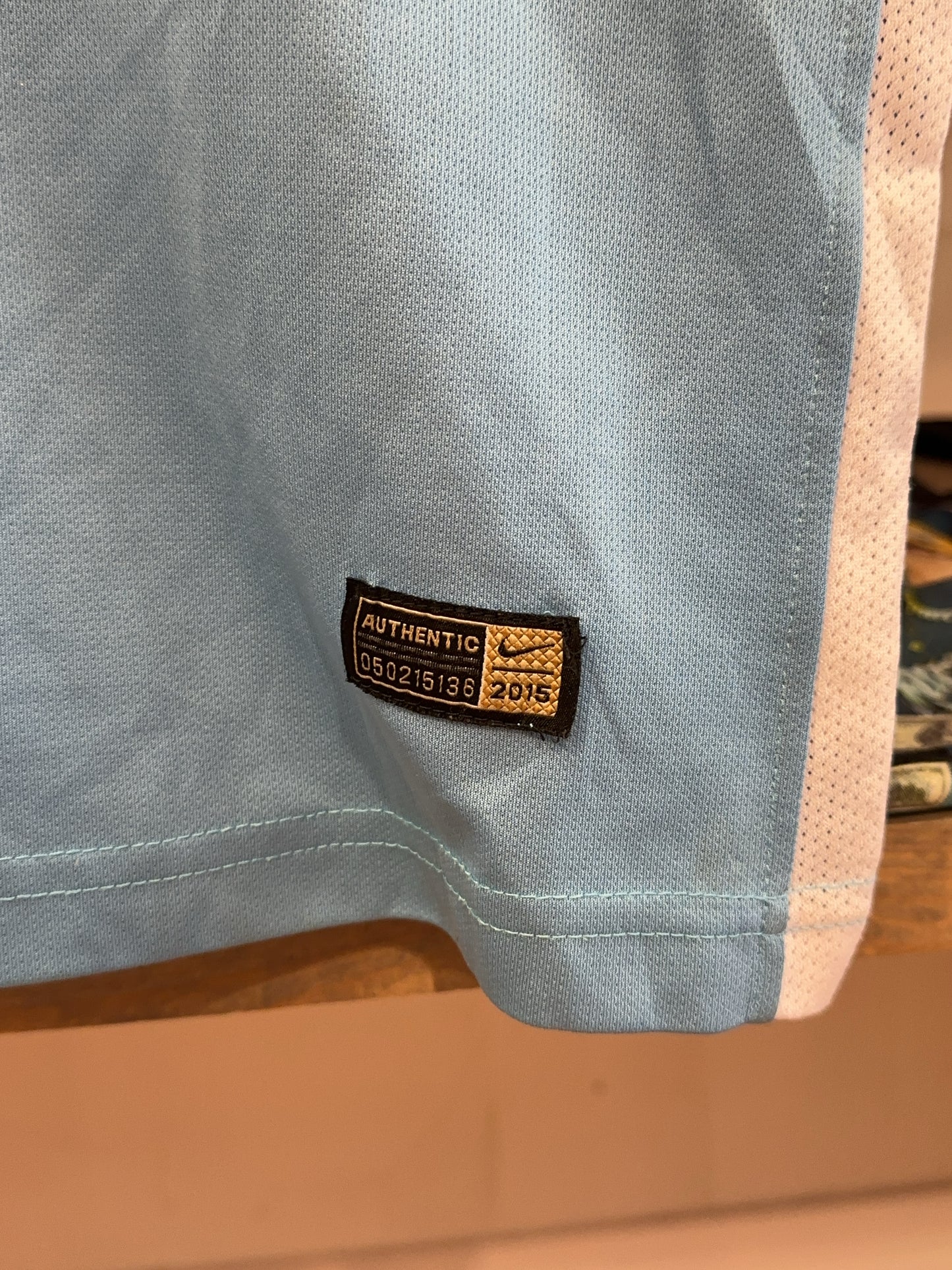 2015-16 Manchester City Nike Home Football Shirt - S