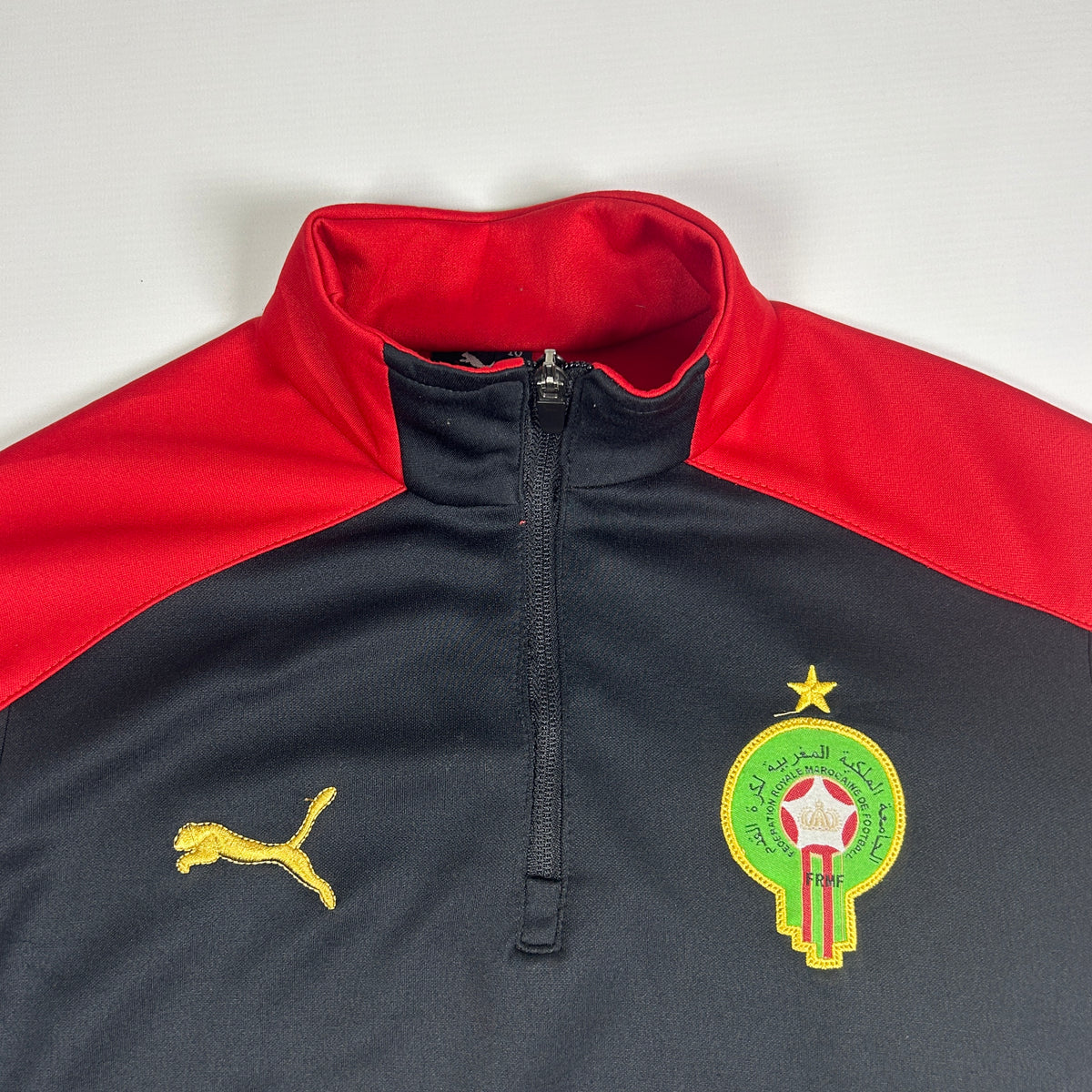 XXS - Morocco Football Puma Quarter-Zip Training Top