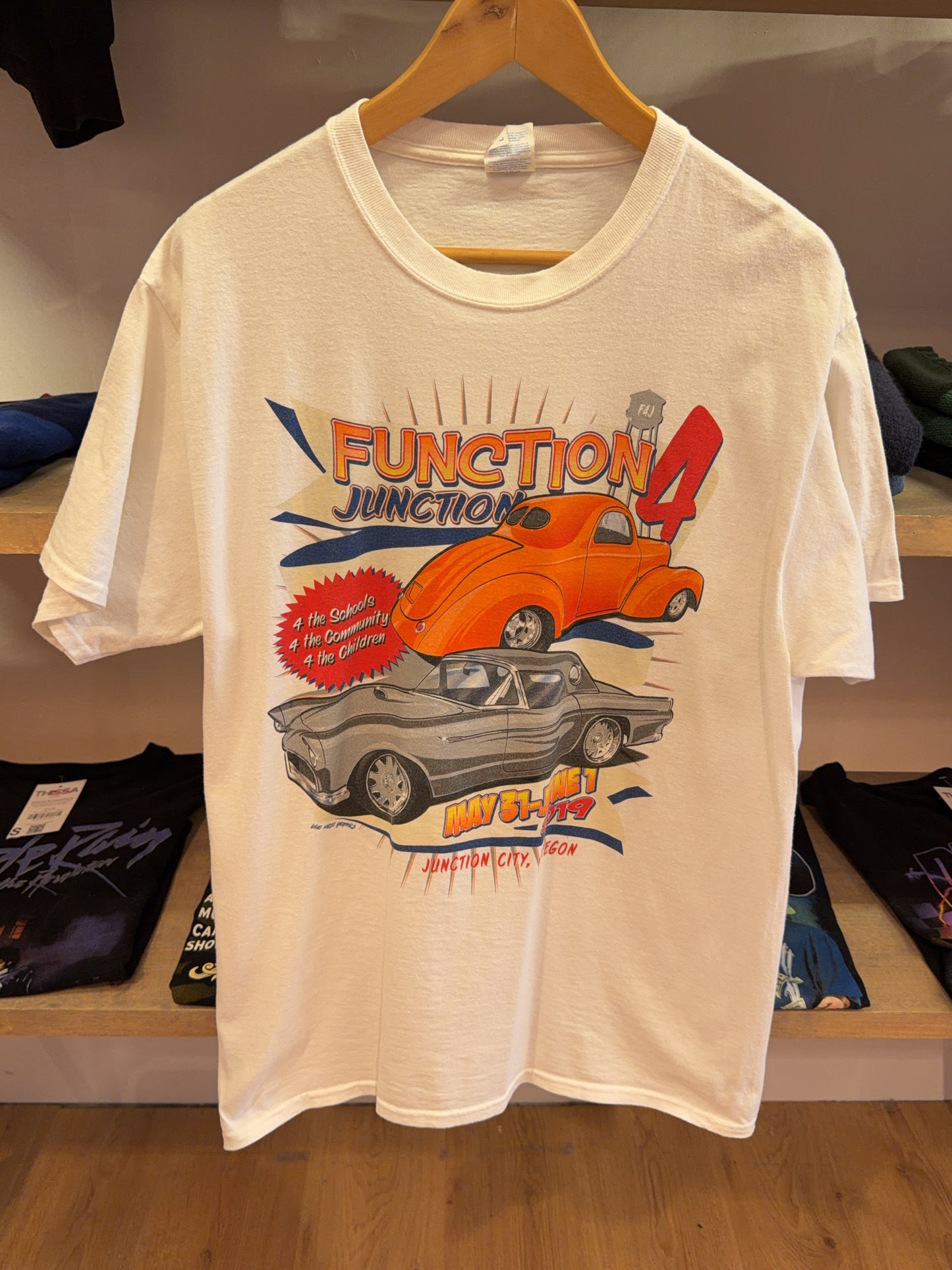 L - Vintage Function Junction 4 Graphic T-Shirt