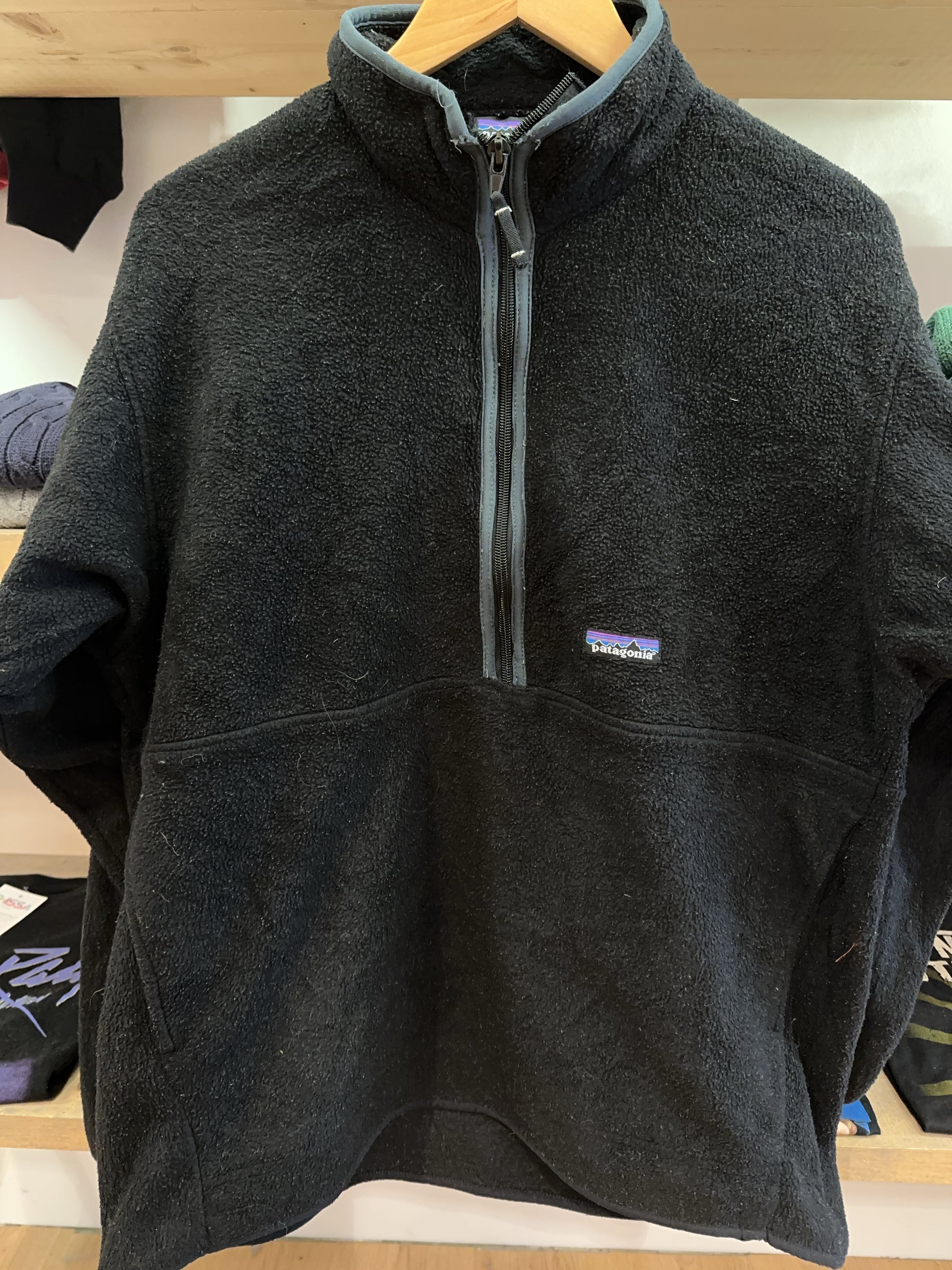 L - Vintage 1990's Patagonia Synchilla Fleece Quarterzip
