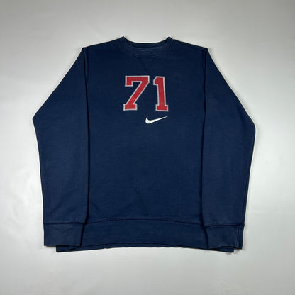 S - 2000's Nike Navy 71 Graphic Sweatshirt
