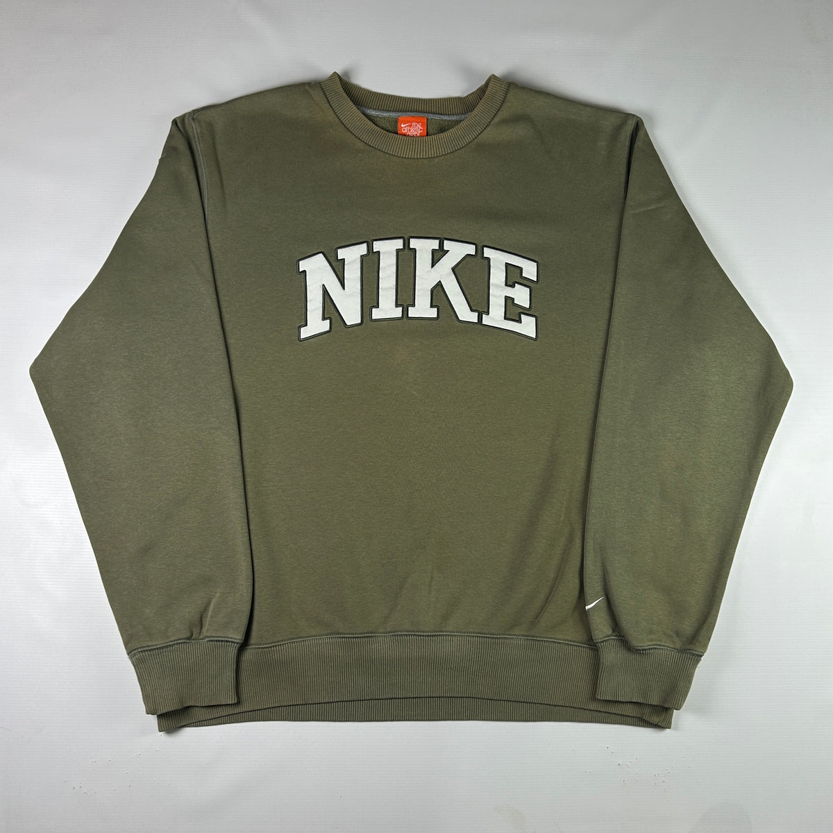 XL - Vintage 2000's Nike Athletic Dept. Olive Sweatshirt