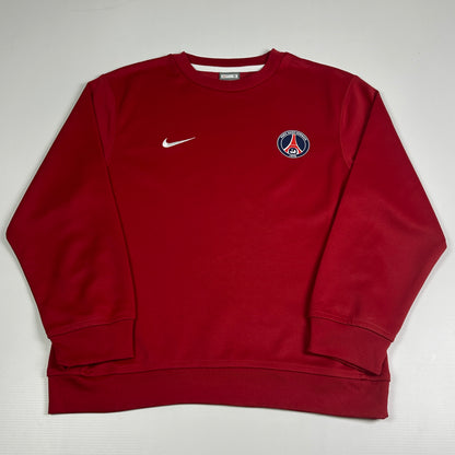 Kids 2016 Nike Paris Saint-Germain Red Sweatshirt
