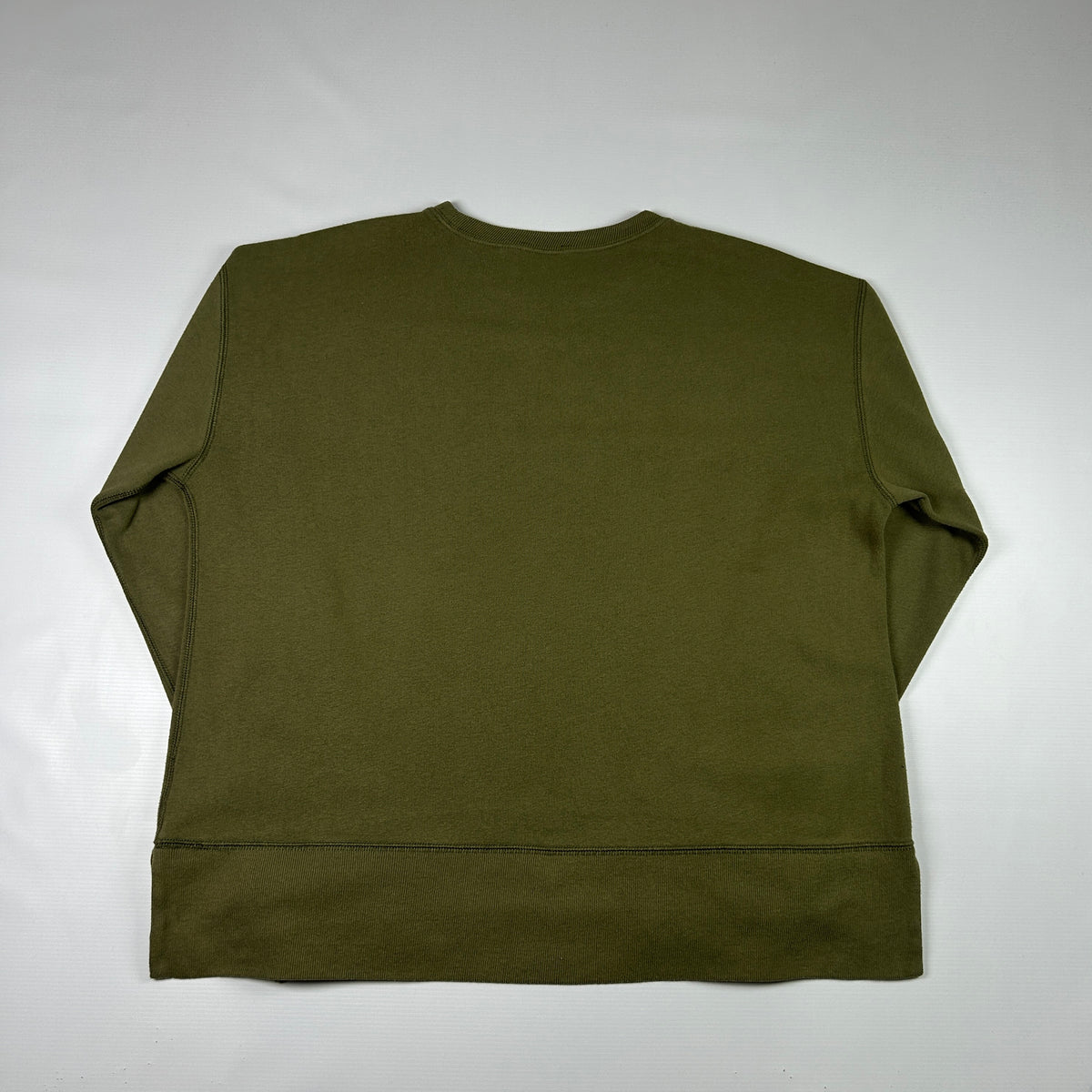 M - 2000's Polo Ralph Lauren Olive Green Logo Sweatshirt
