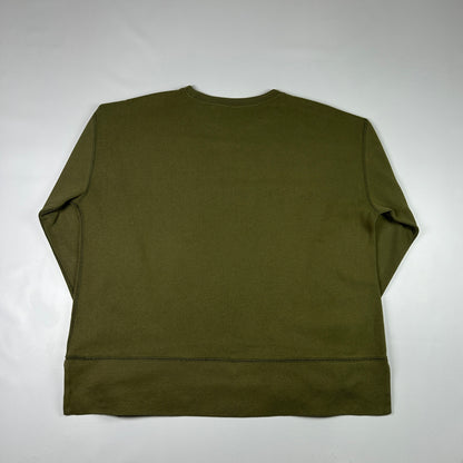 M - 2000's Polo Ralph Lauren Olive Green Logo Sweatshirt