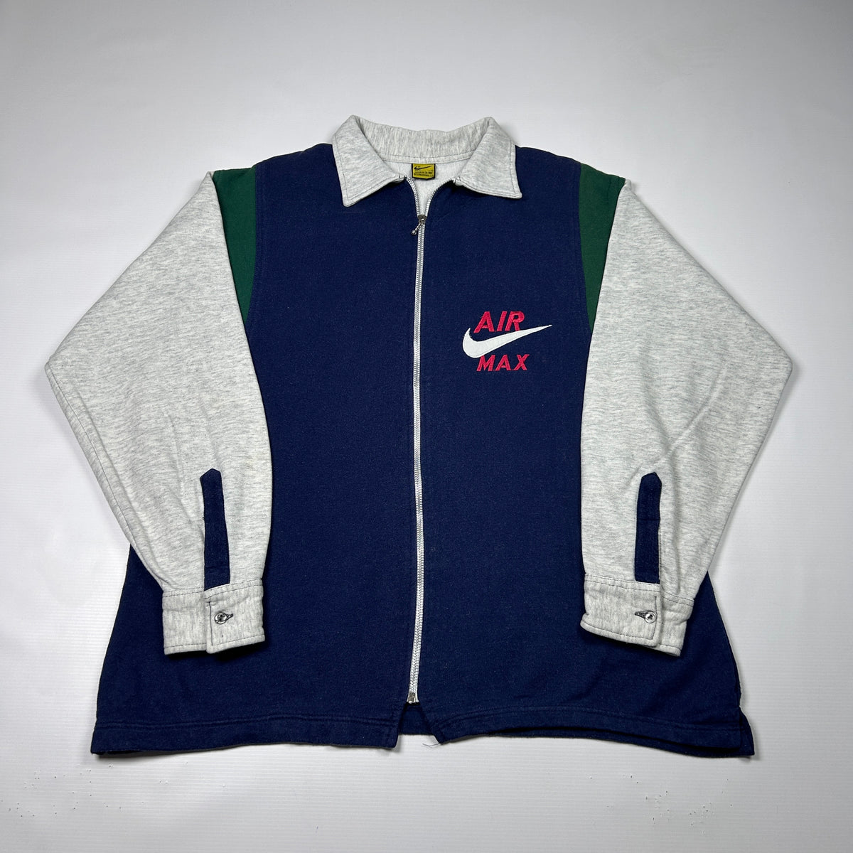 L - Nike Air Max 1990's Colorblock Zip-Up Track Jacket