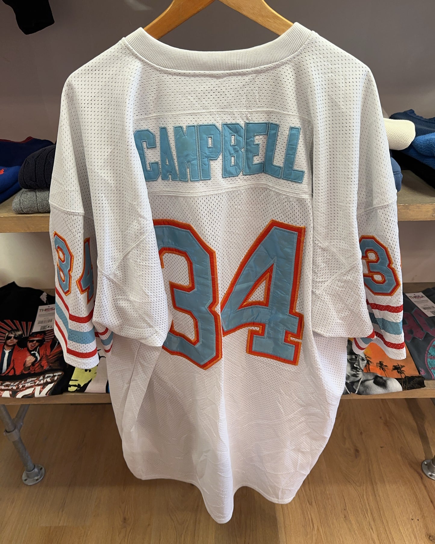 XXXL - Mitchell & Ness Houston Oilers Campbell 34 NFL Jersey