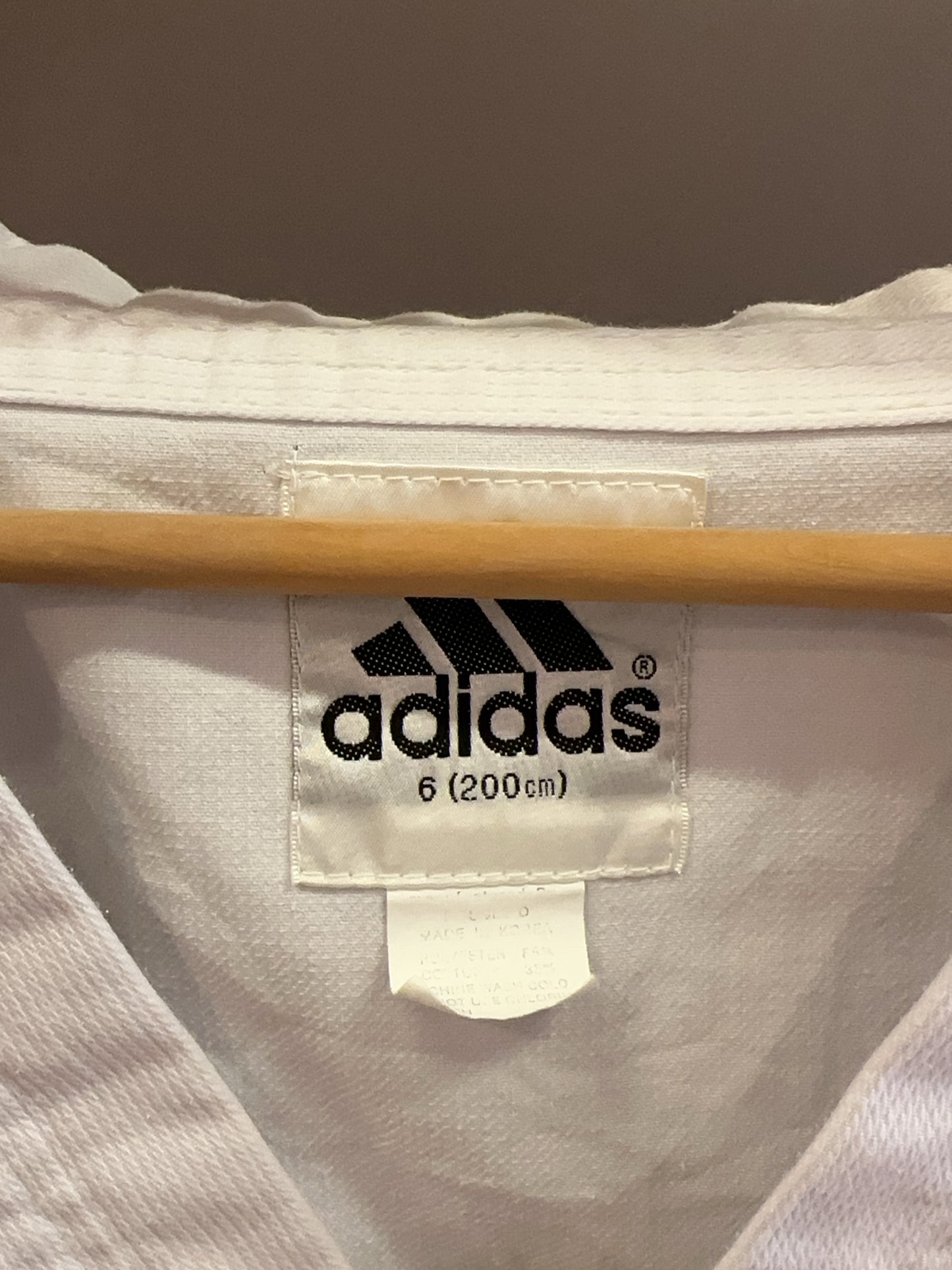 XXL - Adidas White Taekwondo Uniform Pullover
