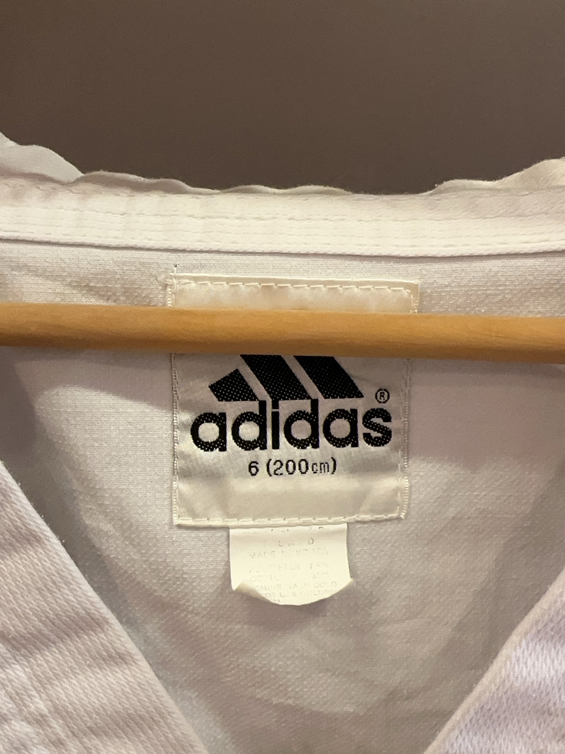 XXL - Adidas White Taekwondo Uniform Pullover