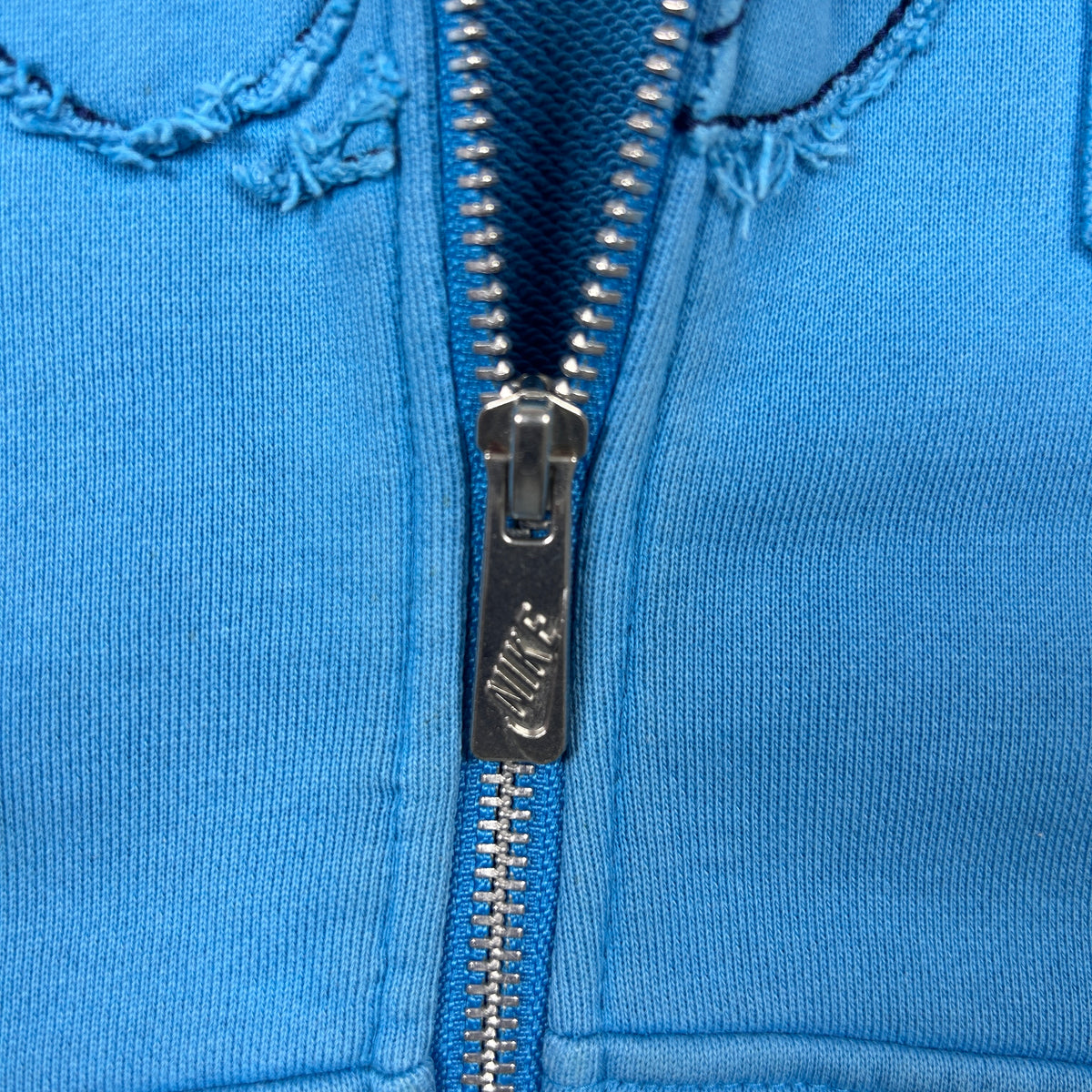 S - Nike FC Barcelona Blue Zip-Up 2012-13 Hoodie