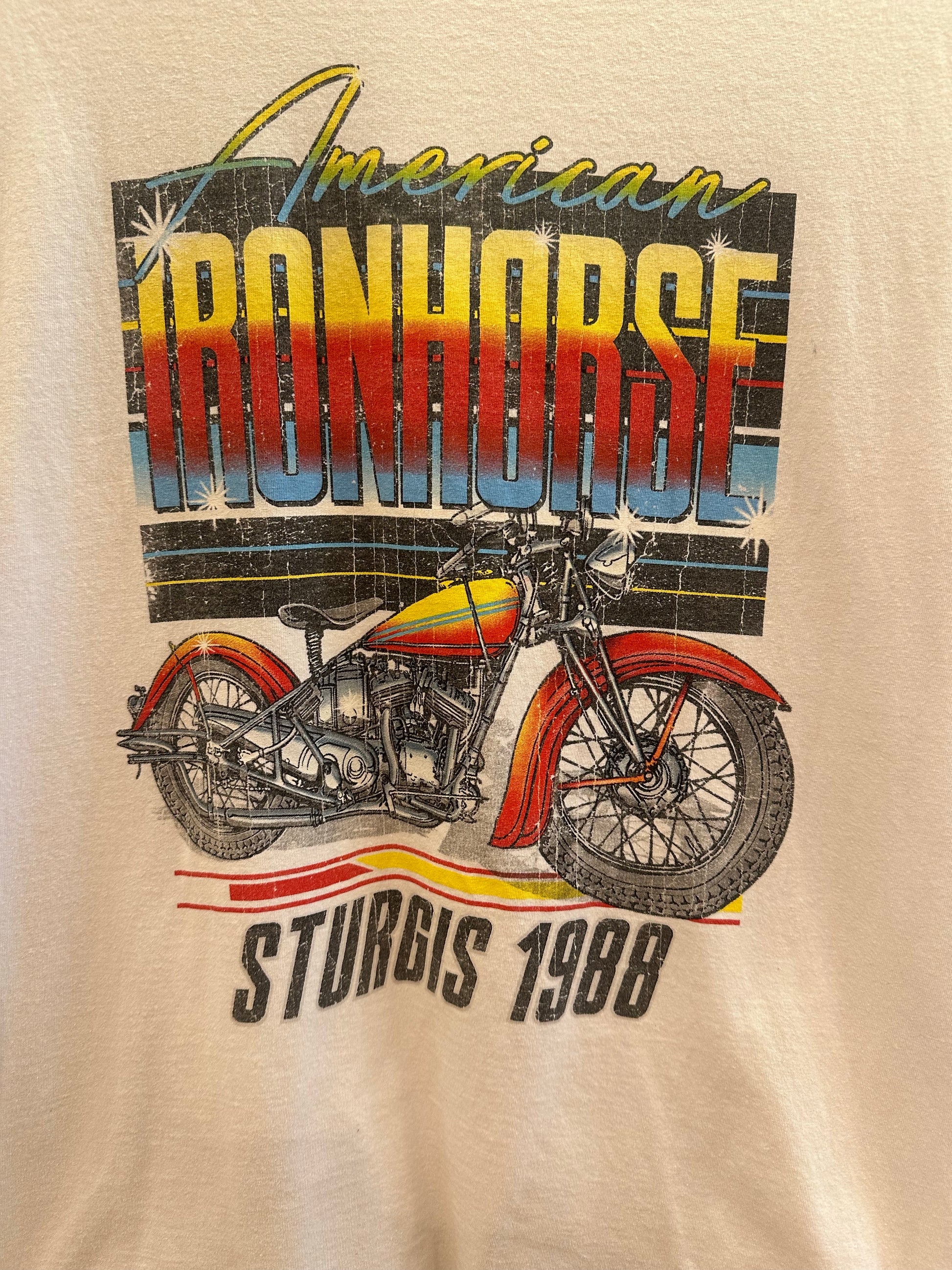 L - American Ironhorse Sturgis 1988 Graphic T-Shirt