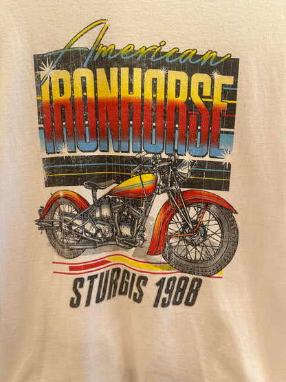 L - American Ironhorse Sturgis 1988 Graphic T-Shirt