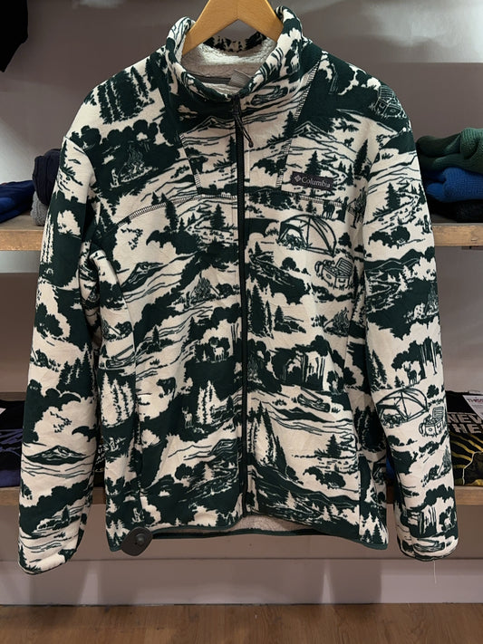 M - Columbia Polar Winter Pass Forest Fleece Jacket