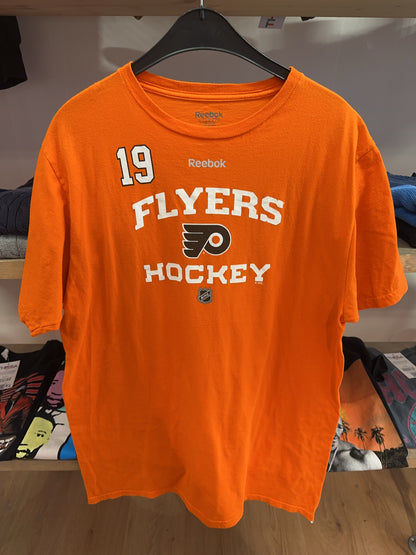 L - Philadelphia Flyers Reebok Orange NHL T-Shirt