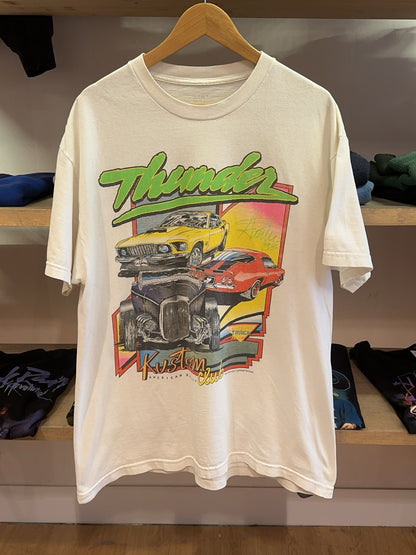 L - J.GALT Thunder Graphic Oversized T-Shirt
