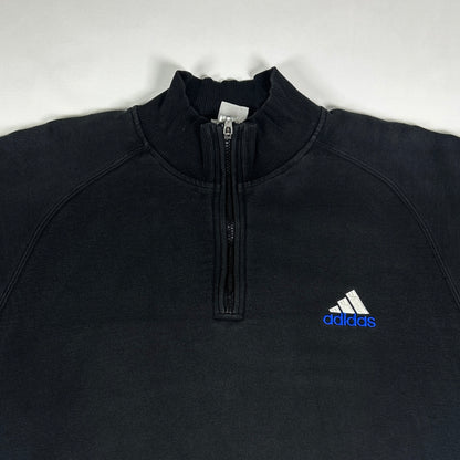 XL - Vintage 1990's Adidas Quarterzip