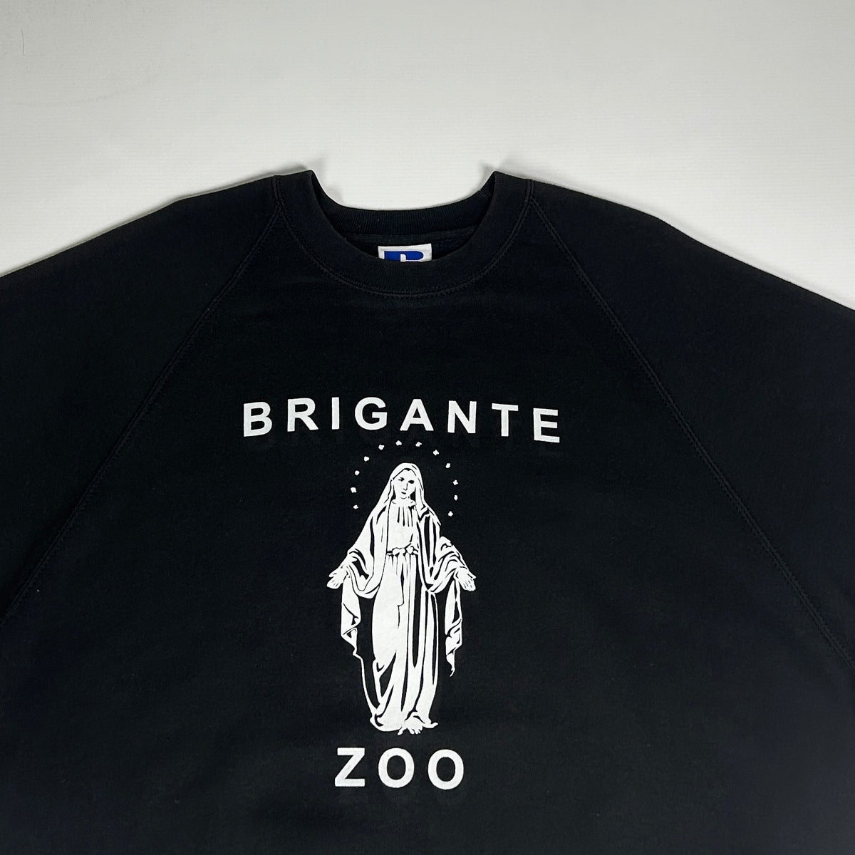XL - Vintage 1990's Brigante Zoo Graphic Black Crewneck Sweatshirt