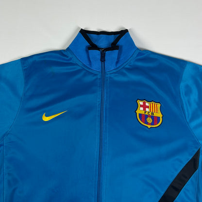 M - 2011-2012 Nike FC Barcelona Blue Track Jacket