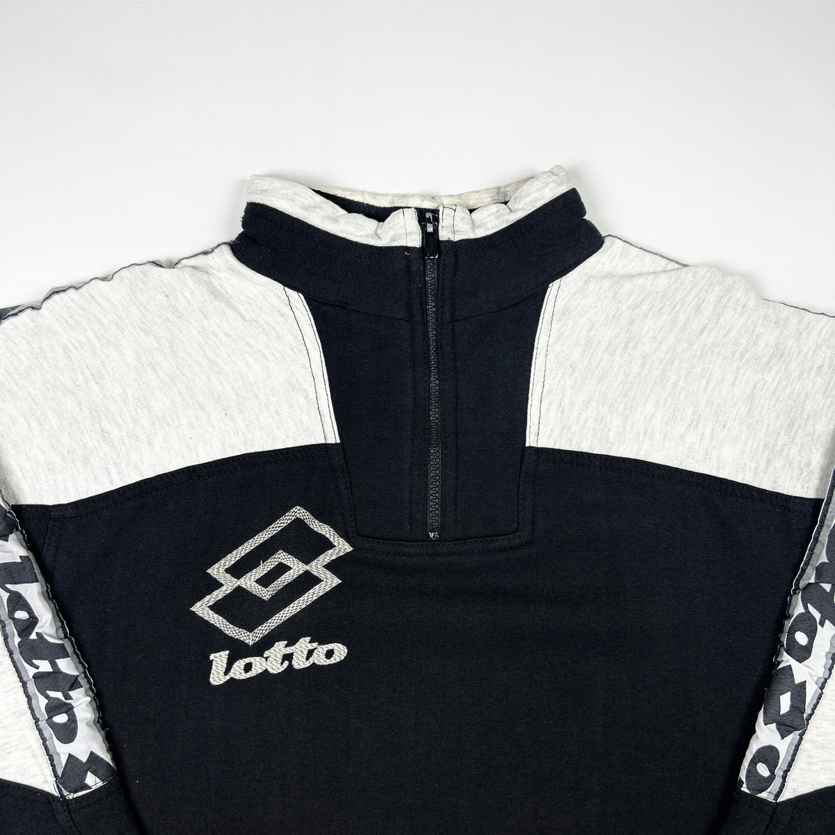 S - 1990's Lotto 1/4 Zip Colorblock Sweatshirt