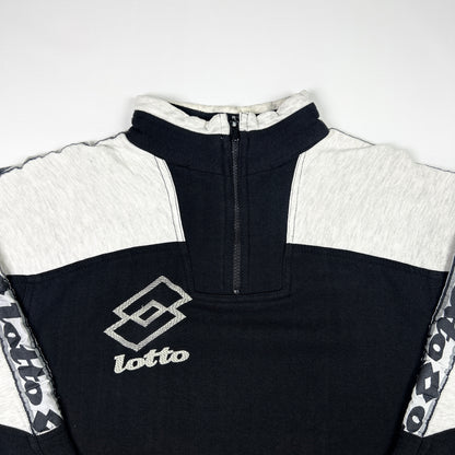 S - 1990's Lotto 1/4 Zip Colorblock Sweatshirt