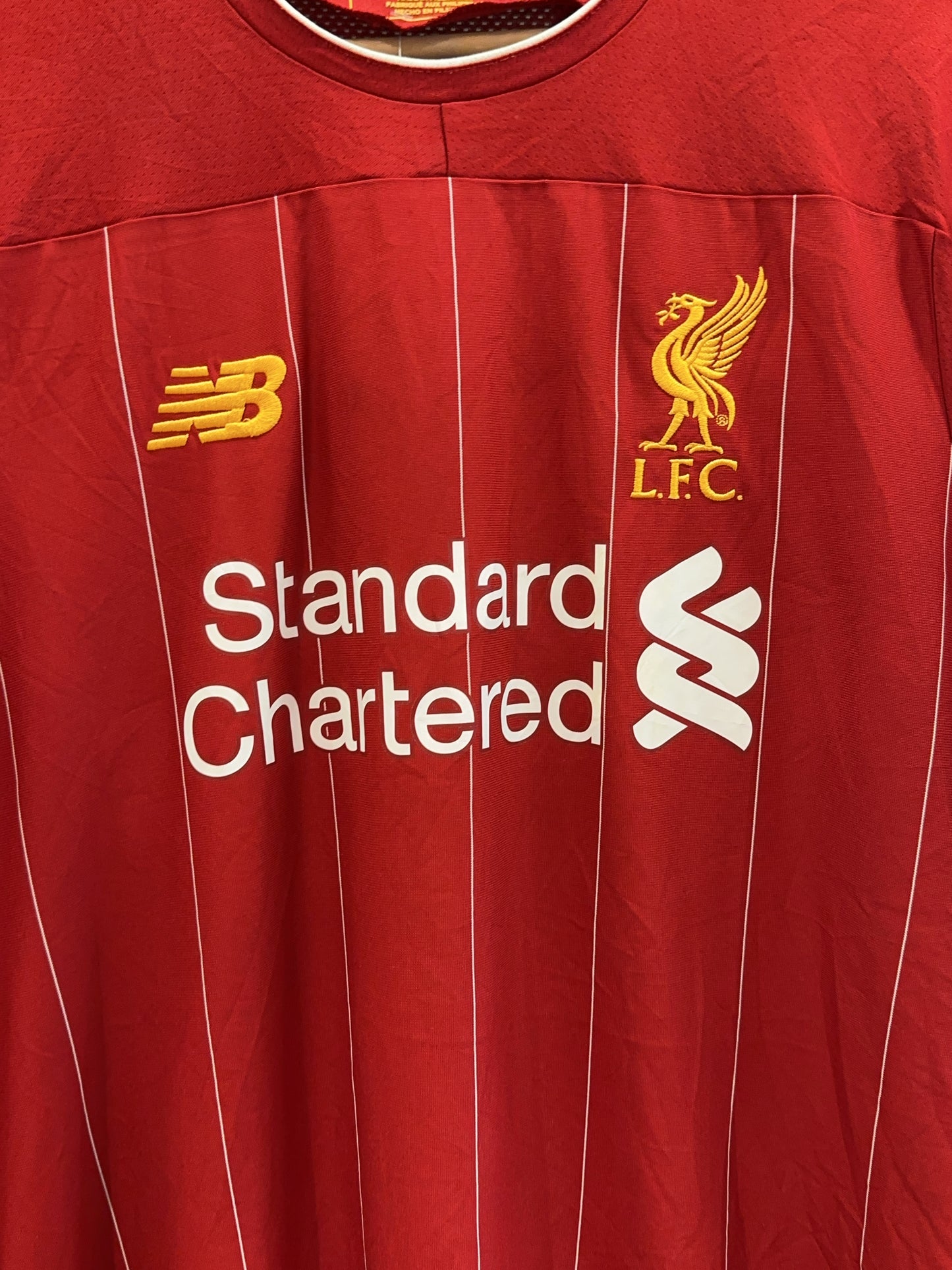 2019-2020 Liverpool FC New Balance Home Football Shirt 43 - L