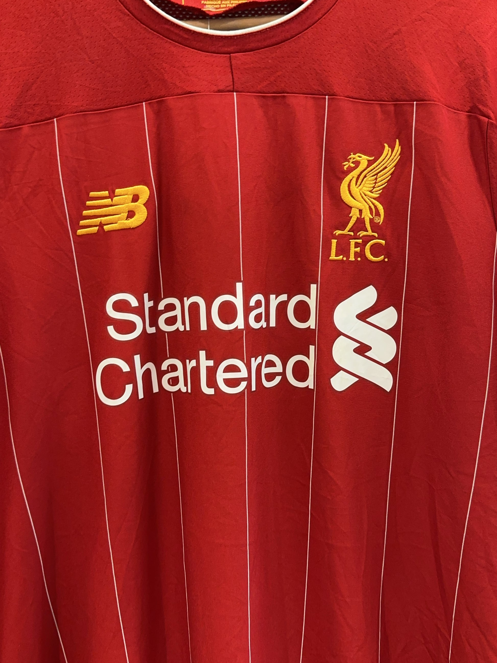 2019-2020 Liverpool FC New Balance Home Football Shirt 43 - L