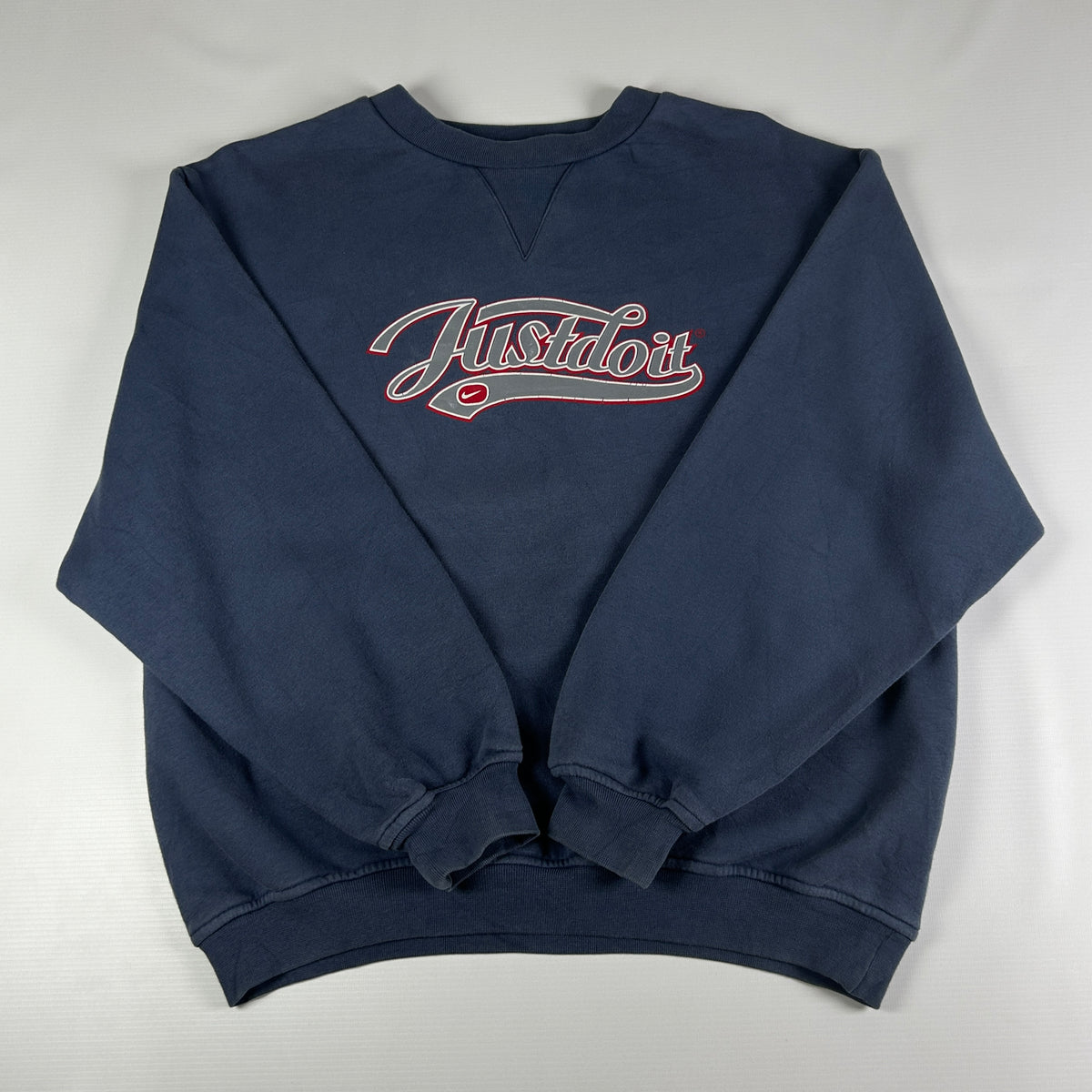 XXS - Nike Just Do It Navy Crewneck Sweatshirt