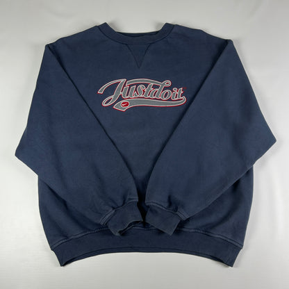 XXS - Nike Just Do It Navy Crewneck Sweatshirt