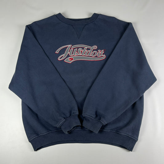 XXS - Nike Just Do It Navy Crewneck Sweatshirt