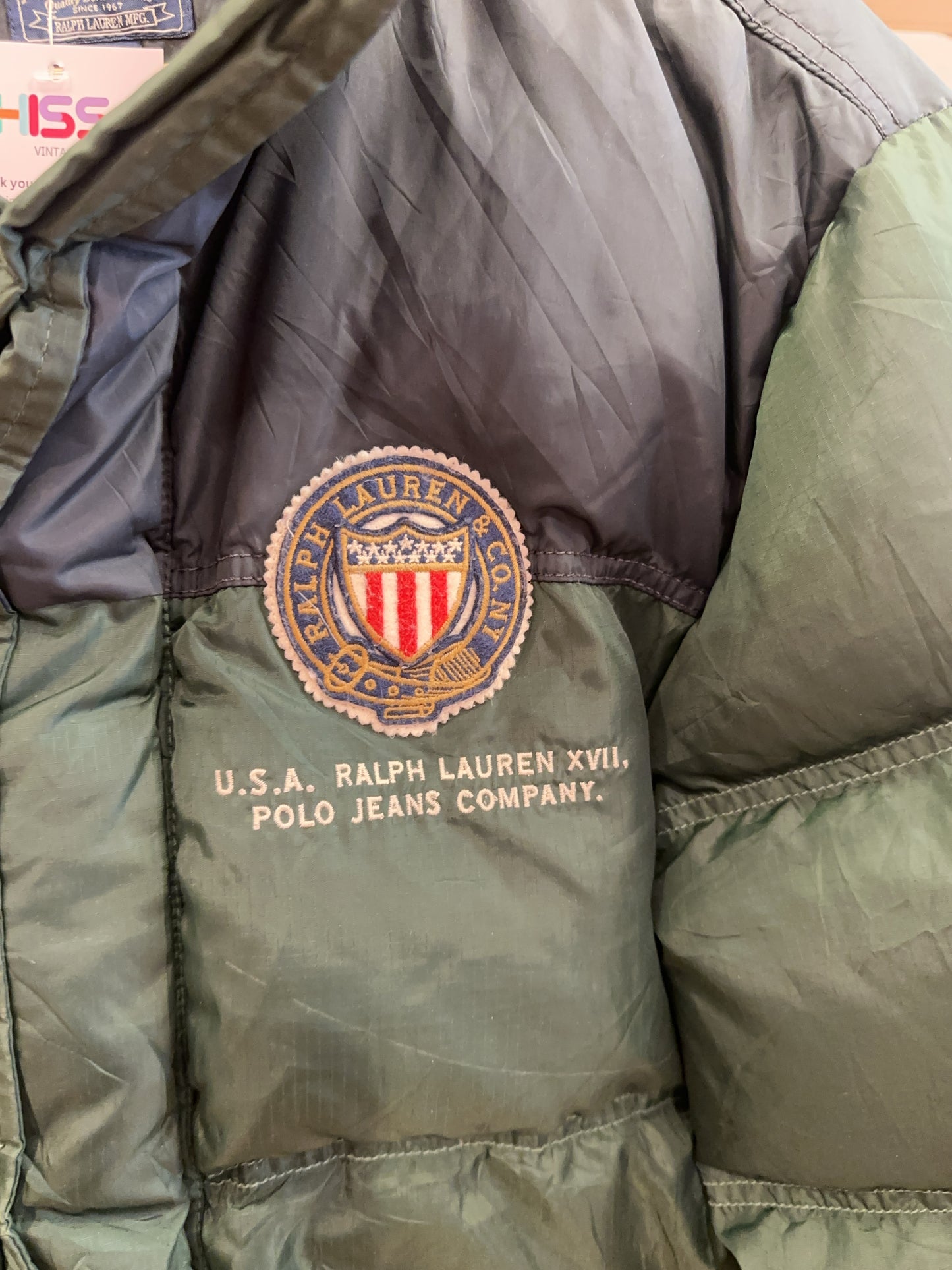 L - Vintage 1990's Ralph Lauren Puffer Jacket