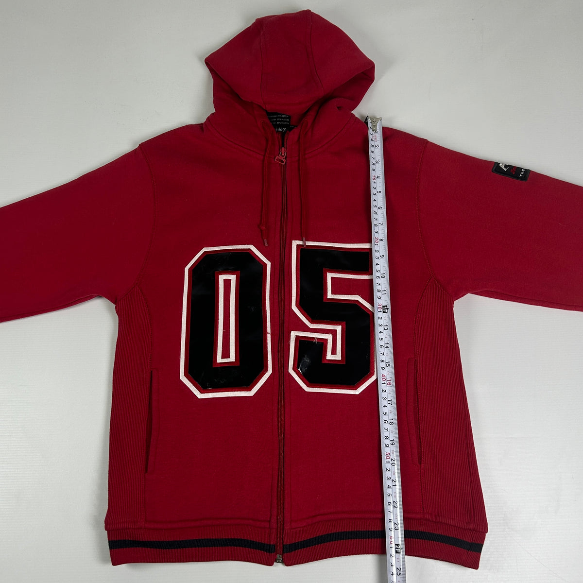 XXS - Vintage 2000's Red FUBU 05 Zip-Up Hoodie